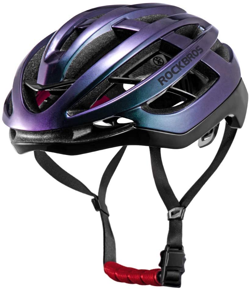 Racing bike helmets